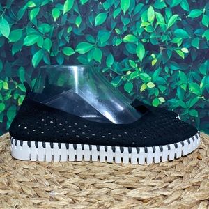 ILSE Jacobsen tulip 3775 black perforated slip on sneakers